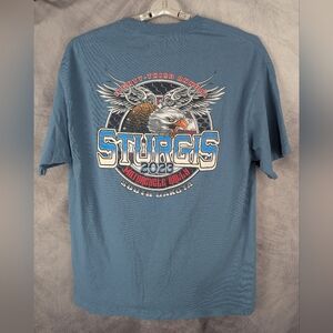 Sturgis Size XL 83rd Annual Motorcycle Rally South Dakota T-shirt In Blue
